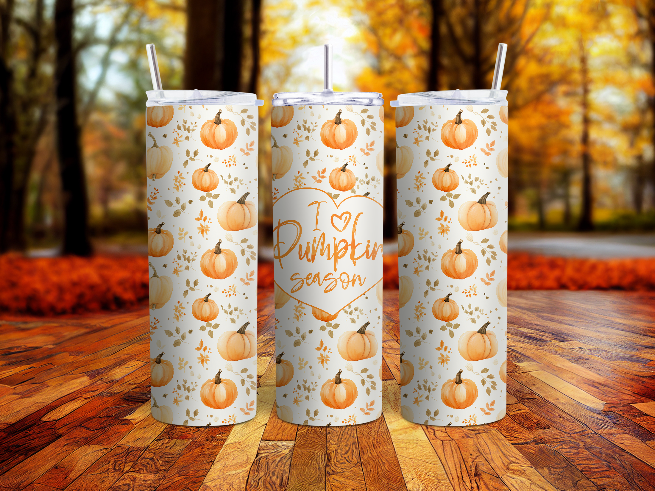 I Love Pumpkin Season Tumbler