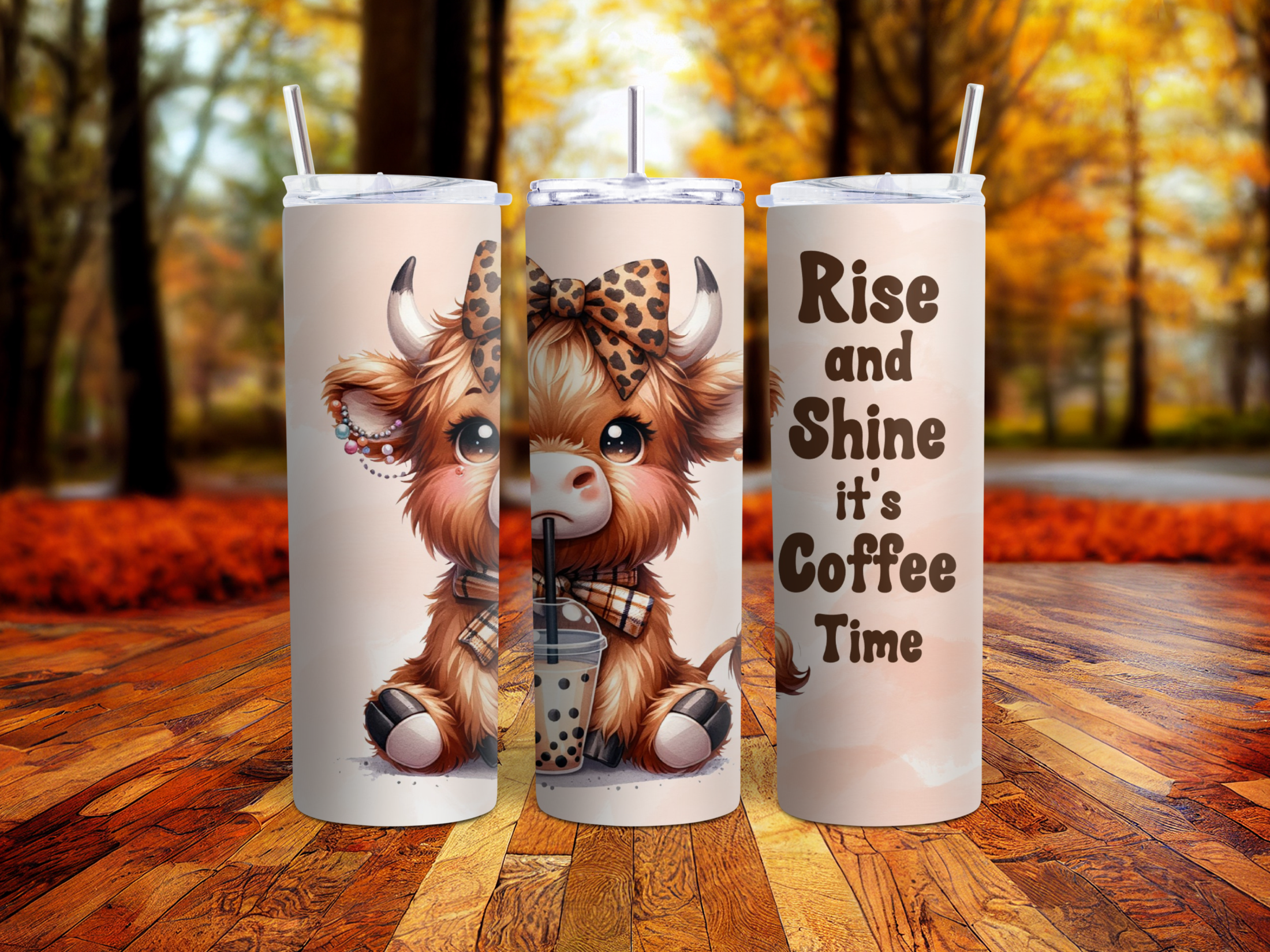 Rise and Shine Baby Highland Cow