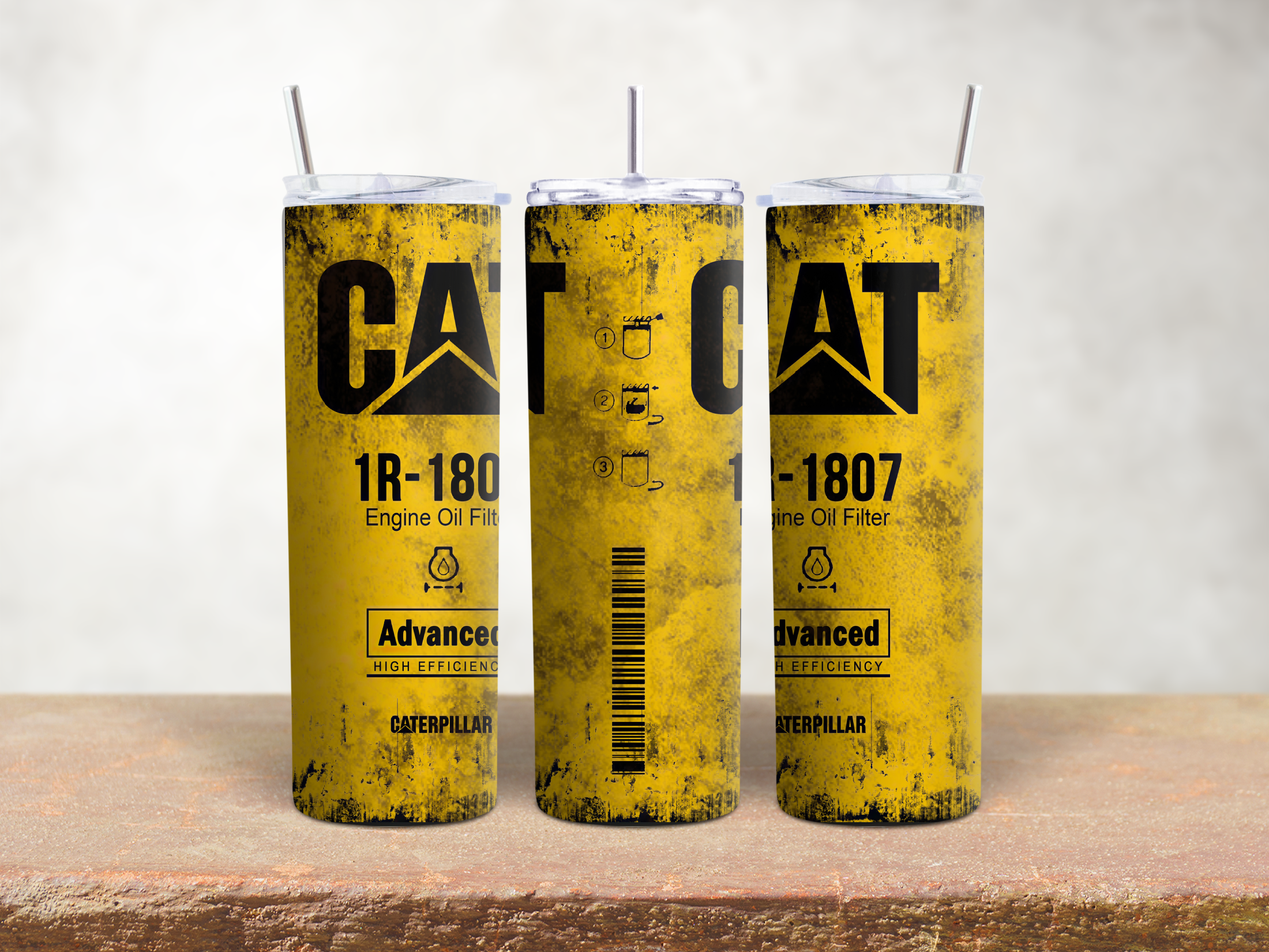 CAT Oil Filter Tumbler
