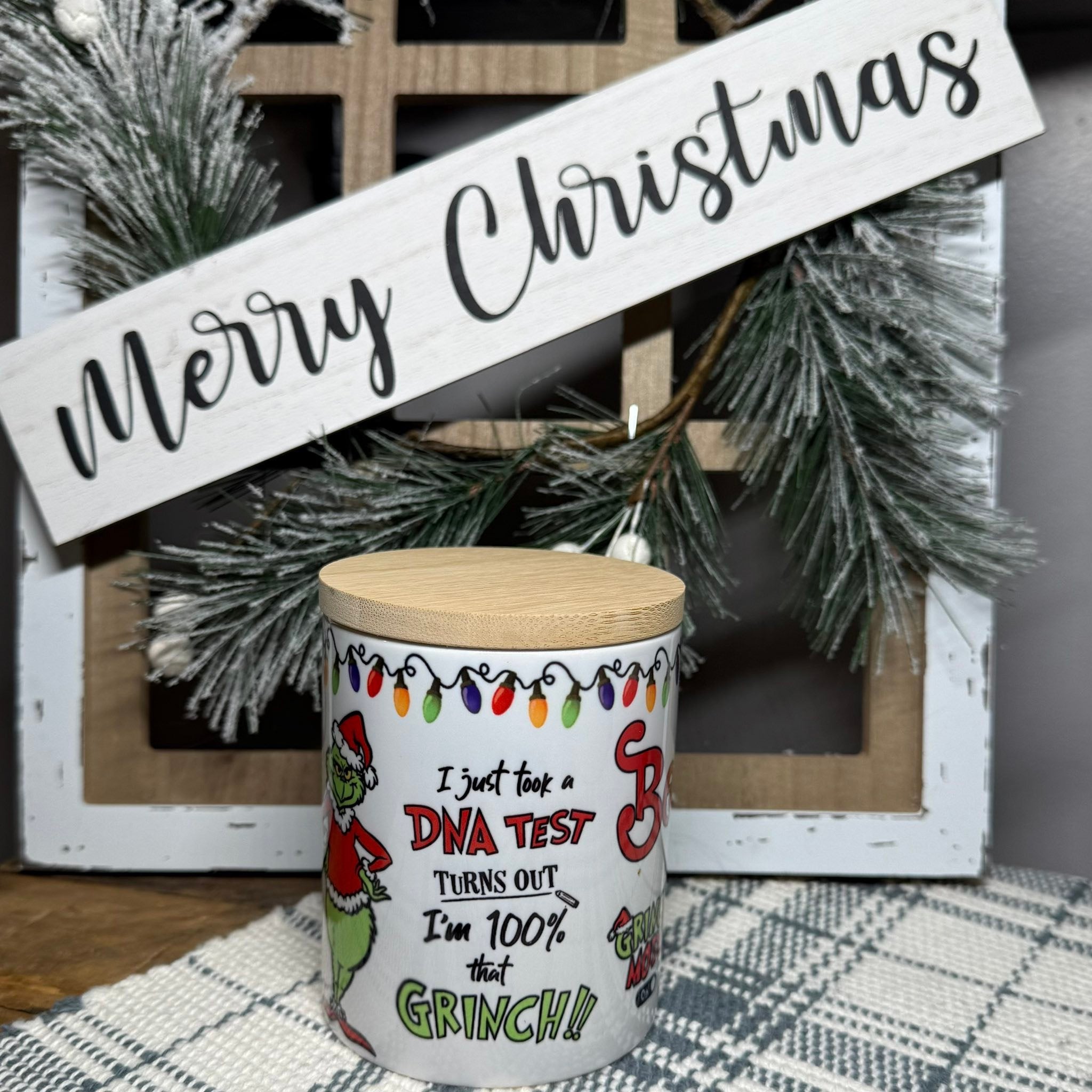 Grinch DNA Test Collage