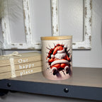 Santa Breaking Out of the Cup