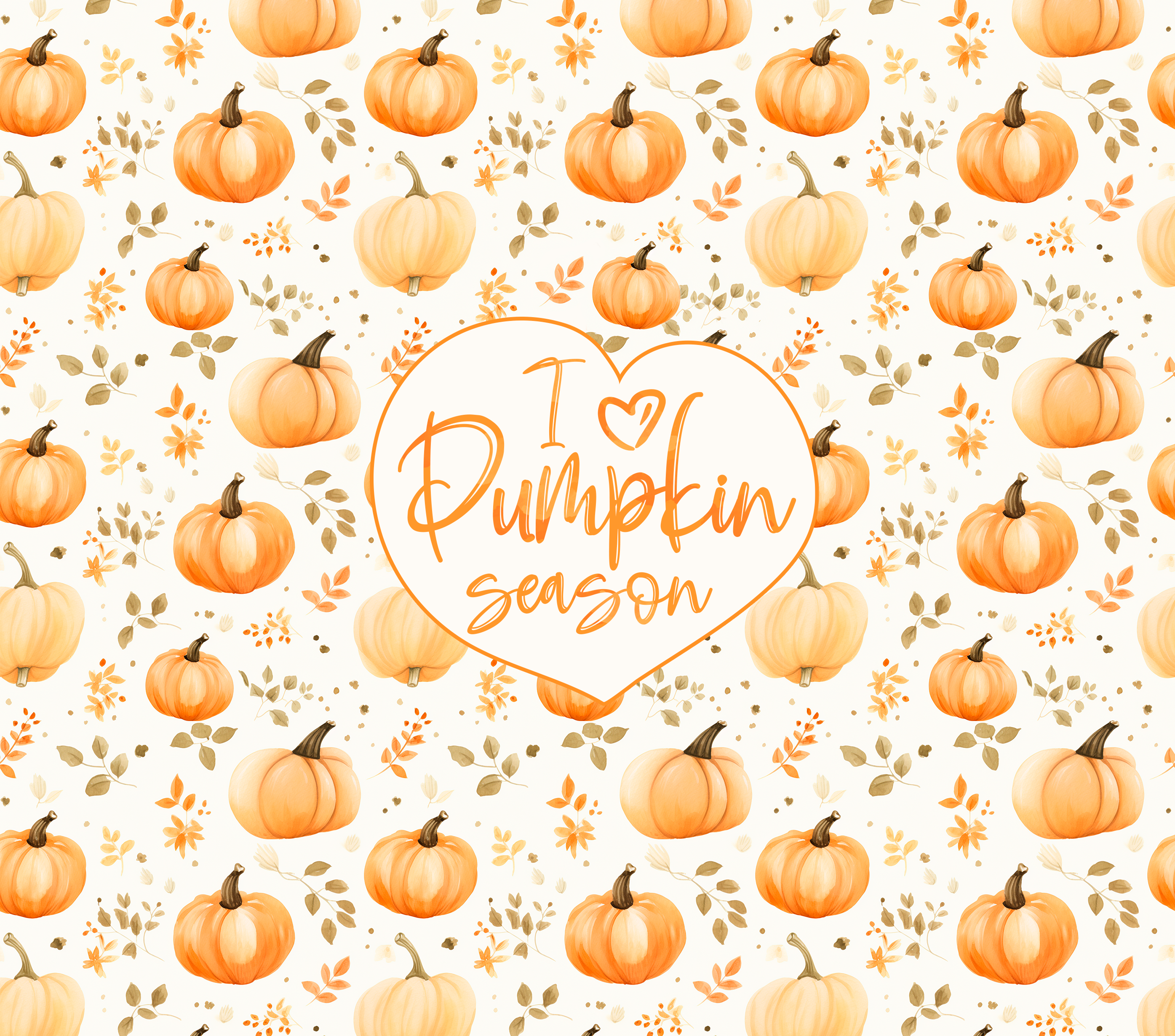 I Love Pumpkin Season Tumbler