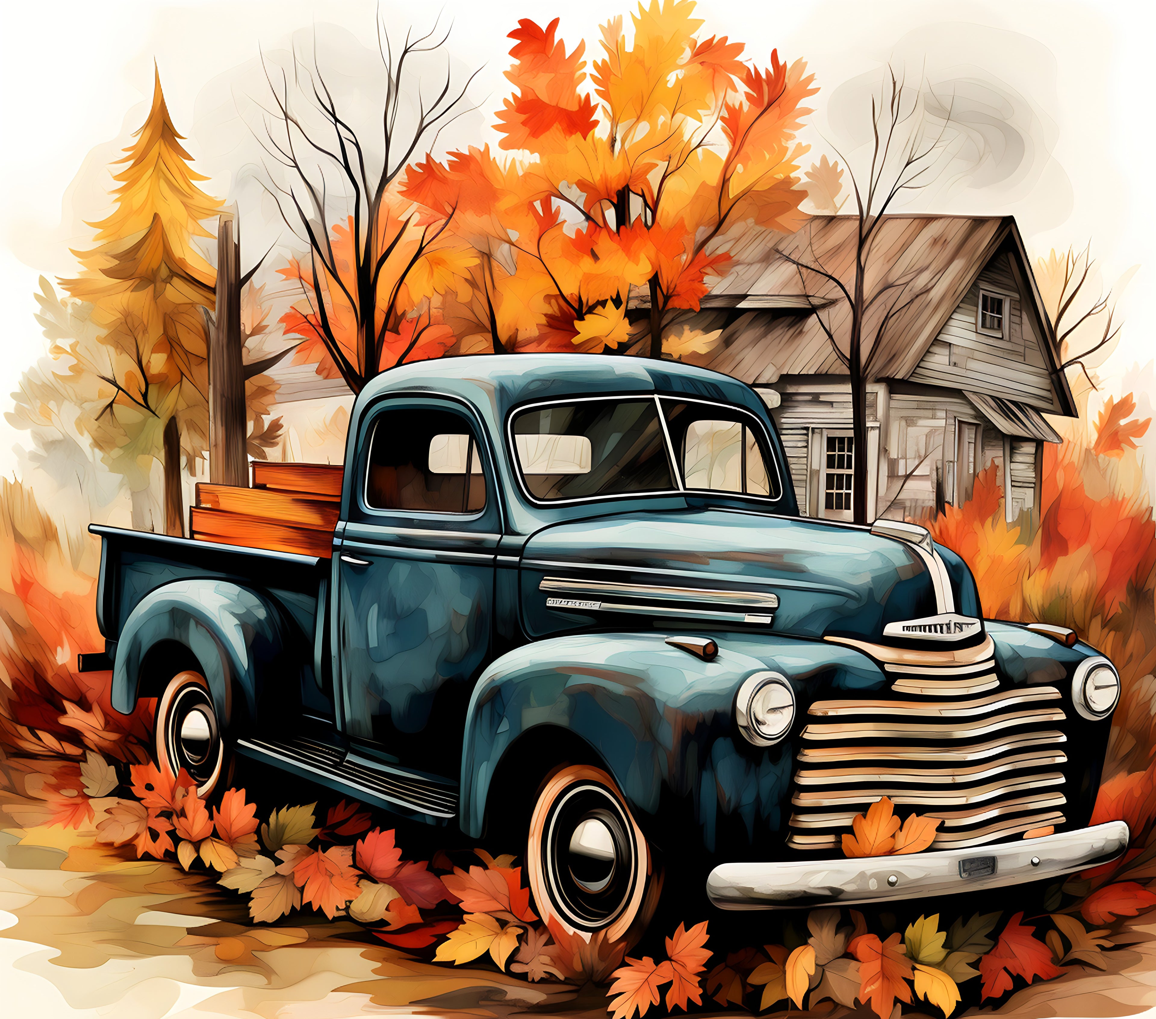 Fall Truck 20oz Tumbler