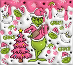 Pink Grinchy Tumbler