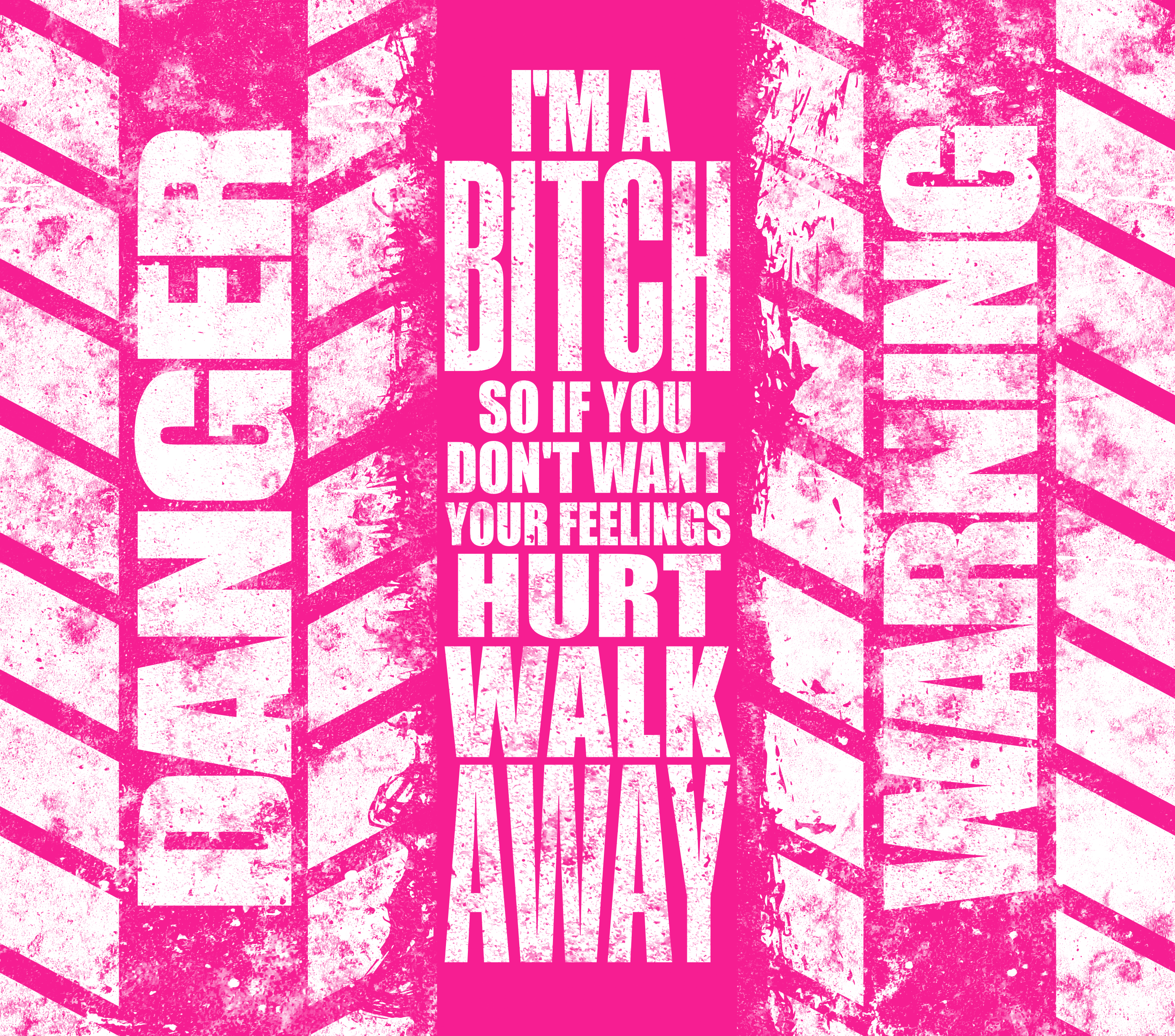 Danger to Your Feelings Tumbler
