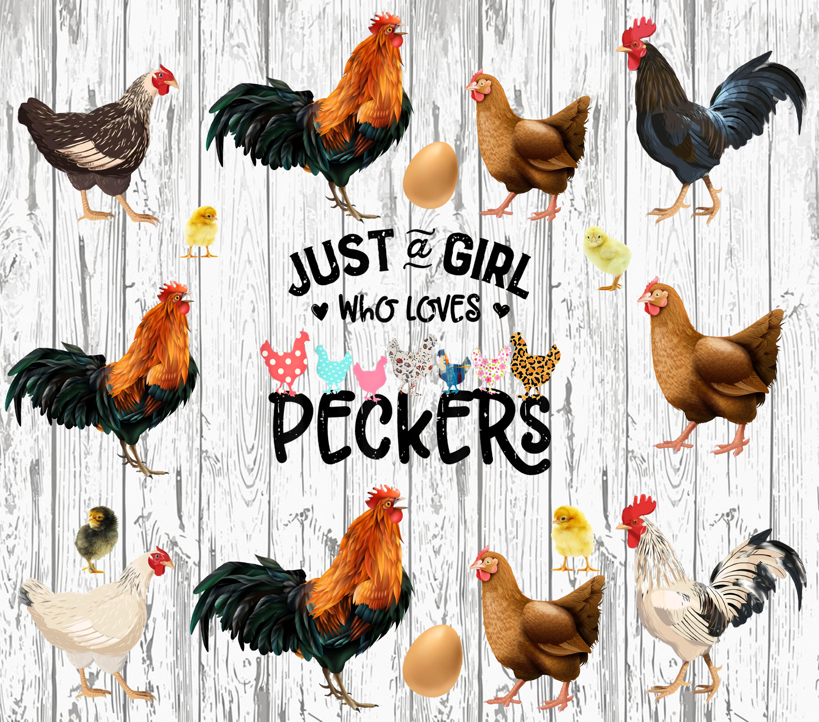 Just a Girl Tumbler - Black Font
