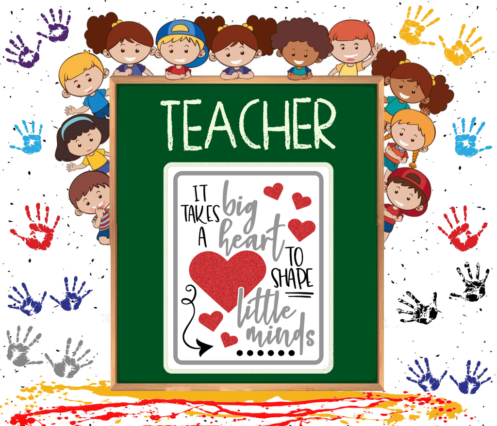 Teacher Big Heart Tumbler