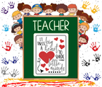 Teacher Big Heart Tumbler